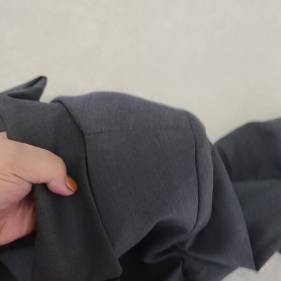 Valerie Stevens Vintage wool double breasted blazer womens Grey Size 14 Office - Picture 6 of 8